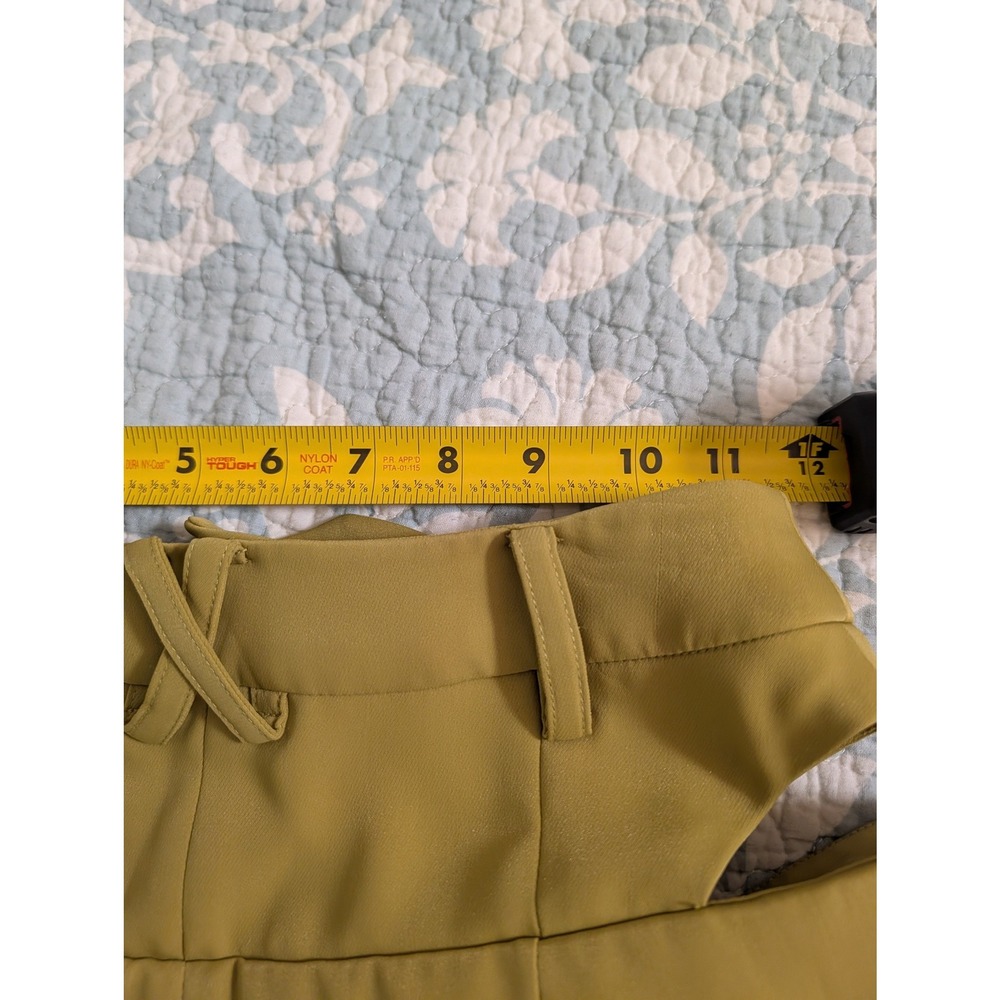 Hanwen New York Chartrushe‎ Hip Cut-Out Slim Trousers Ankle Slit Pants Sz XS - Picture 9 of 11